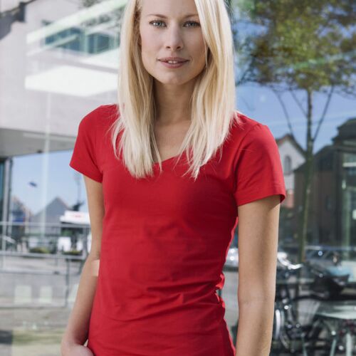 Arden Naisten V-kaulus T-paita Thumbnail