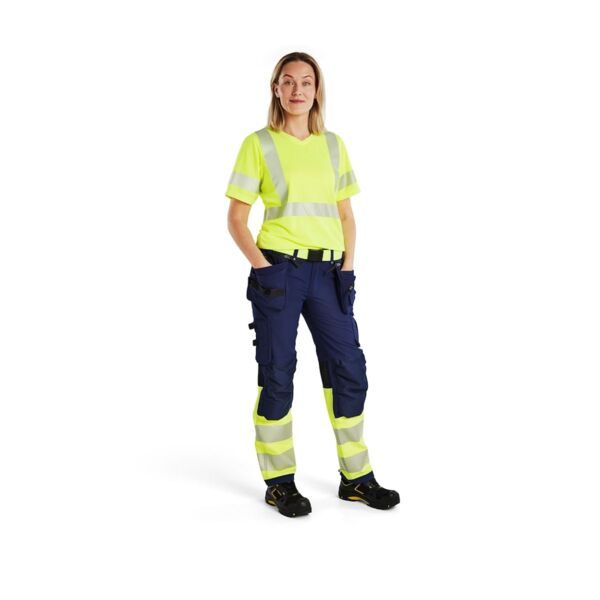 Blåkläder Naisten Highvis Riipputaskuhousut 4-Way Stretch Thumbnail