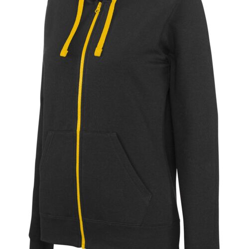 Naisten Tehosteväri Vetoketjuhuppari Thumbnail