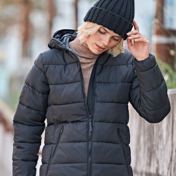 Tee Jays Naisten Lite Recycled hupullinen takki Thumbnail