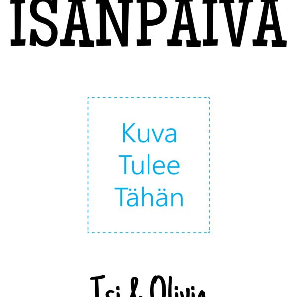 ISÄNPÄIVÄ muuta teksti lisää kuva Thumbnail